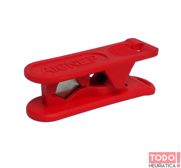 CORTA MANGUERA PLASTICA ROJA